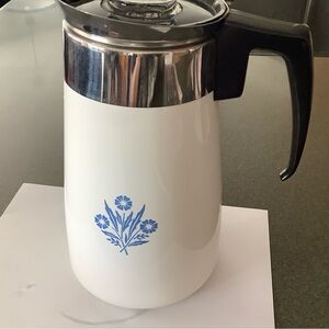 Corningware Blue Cornflower 9 cup percolator